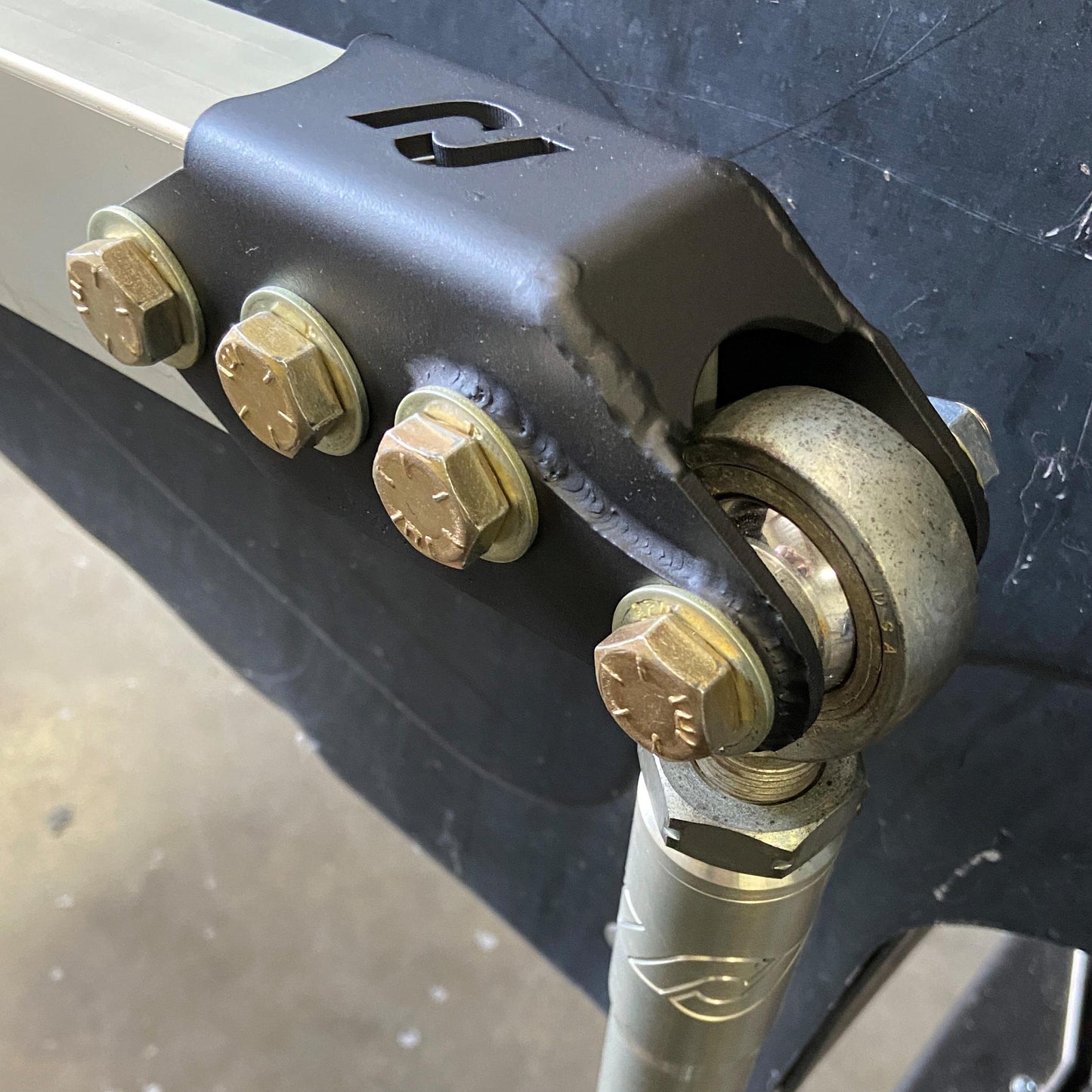 Antirock Double Sheer End Link Bracket Kit for PreRunner Arms Chromoly w/ Hardware RockJock 4x4-2