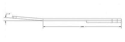 Antirock Fabricated Steel Sway Bar Arms 07-18 Wrangler JK Bent Style 21 Inch Long OAL 19.5 Inch C-C Slight Bend Includes Stickers Pair RockJock 4x4-1