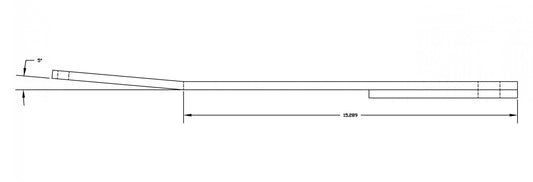 Antirock Fabricated Steel Sway Bar Arms 07-18 Wrangler JK Bent Style 21 Inch Long OAL 19.5 Inch C-C Slight Bend Includes Stickers Pair RockJock 4x4-1