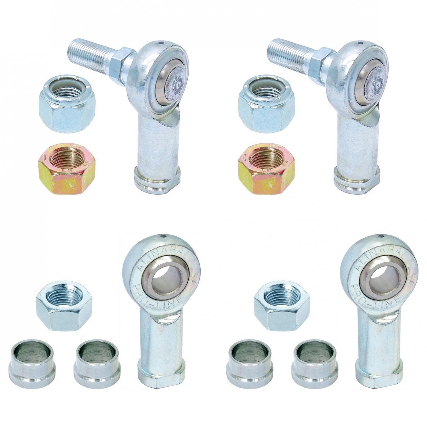 Adjustable Sway Bar End Link Rod End Pack for JT Rear Heim Style RockJock 4x4