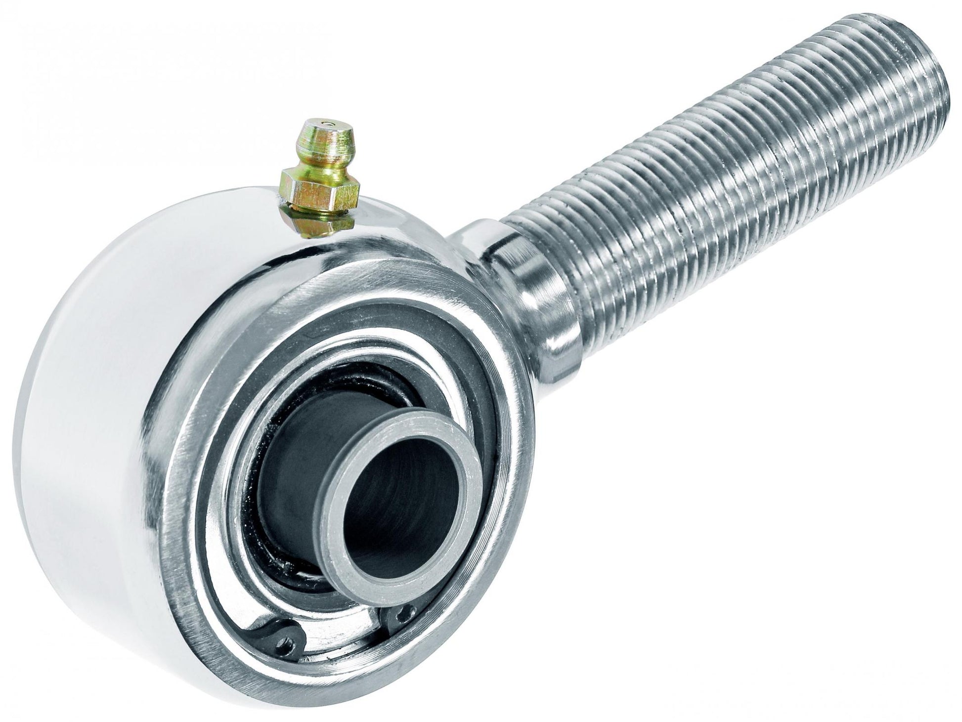 Johnny Joint Rod End 2 Inch Polished Stainless Steel Narrow 3/4 Inch-16 RH Threads 2 Inch x .515 Inch Ball RockJock 4x4