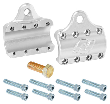 Currectlync Ram Assist Tie Rod Clamp Bracket 7075-T6 Billet Aluminum For 42mm/1 5/8 Inch Tube RockJock 4x4-3