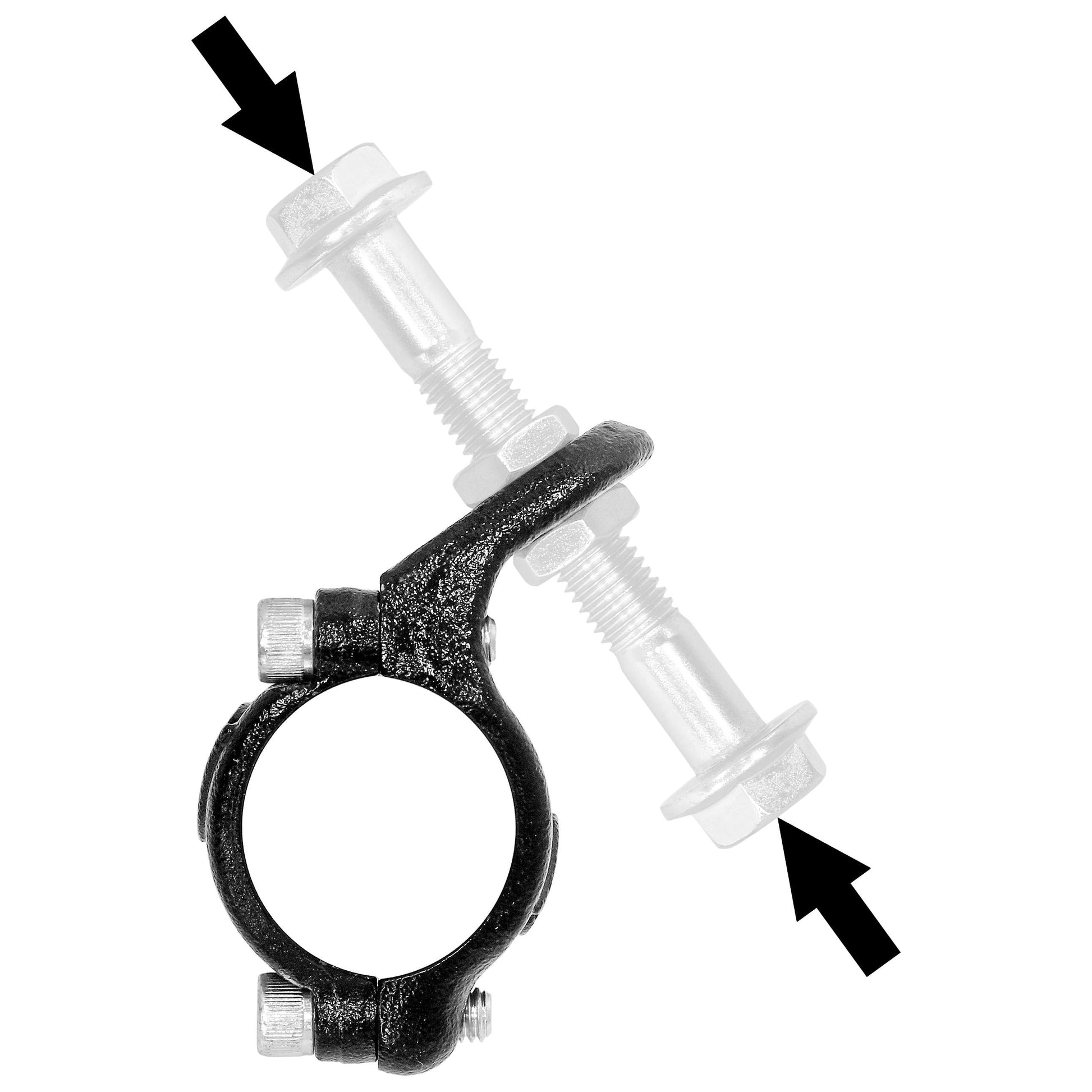 Currectlync Steering Stabilizer Shock Tie Rod Clamp Kit Forged Chromoly Jeep JL/JT/JK RockJock 4x4-2