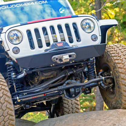 Currectlync Wrangler JK High Steer Kit For Stabilizer Shock. Incl. Knuckles Drag Link Tie Rod Trac Bar Reloc/Shock Mount Shock Tie Rod Clamp RockJock 4x4-2