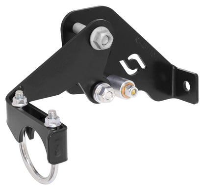 Currectlync Wrangler JK High Steer Front Trac Bar Relocation And Steering Stabilizer Shock Mount Axle Bracket RockJock 4x4-1