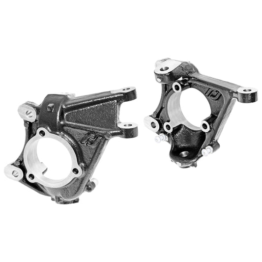 Currectlync Wrangler JK High Steer Outer Steering Knuckles Raise Your Tie Rod And Drag Link 2 3/4 Inch! Completely Bolt-On RockJock 4x4