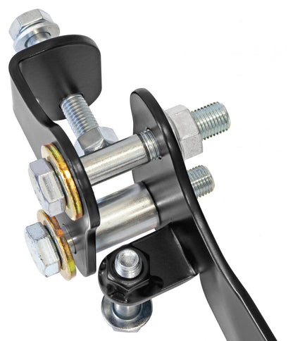 Currectlync JL/JT High Steer Front Trac Bar Relocation and Steering Stabilizer Shock Mount Axle Bracket RockJock 4x4-2