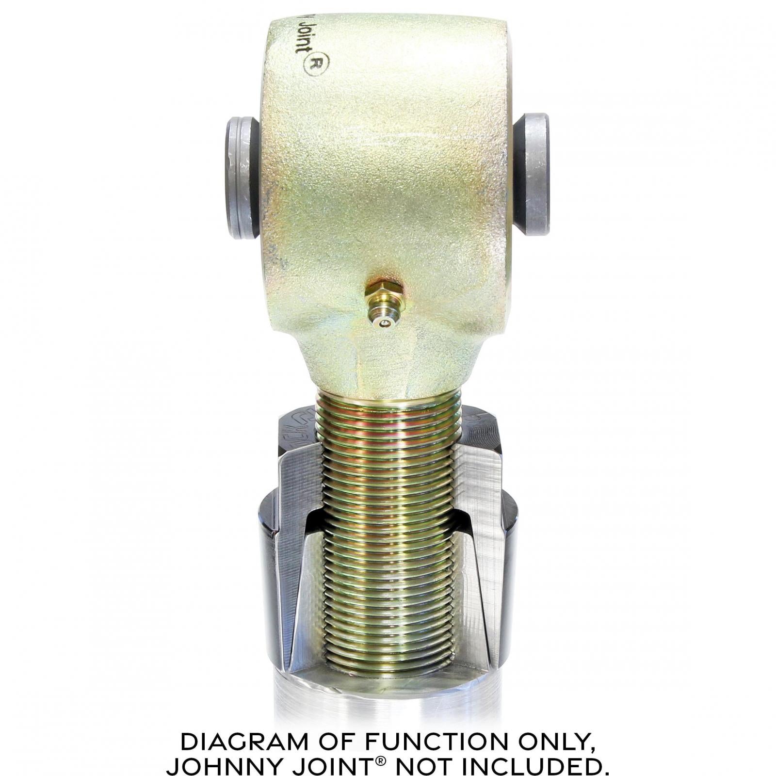 RockNut Kit (Nut and Bung) 1 Inch RH Thread RockJock 4x4-3