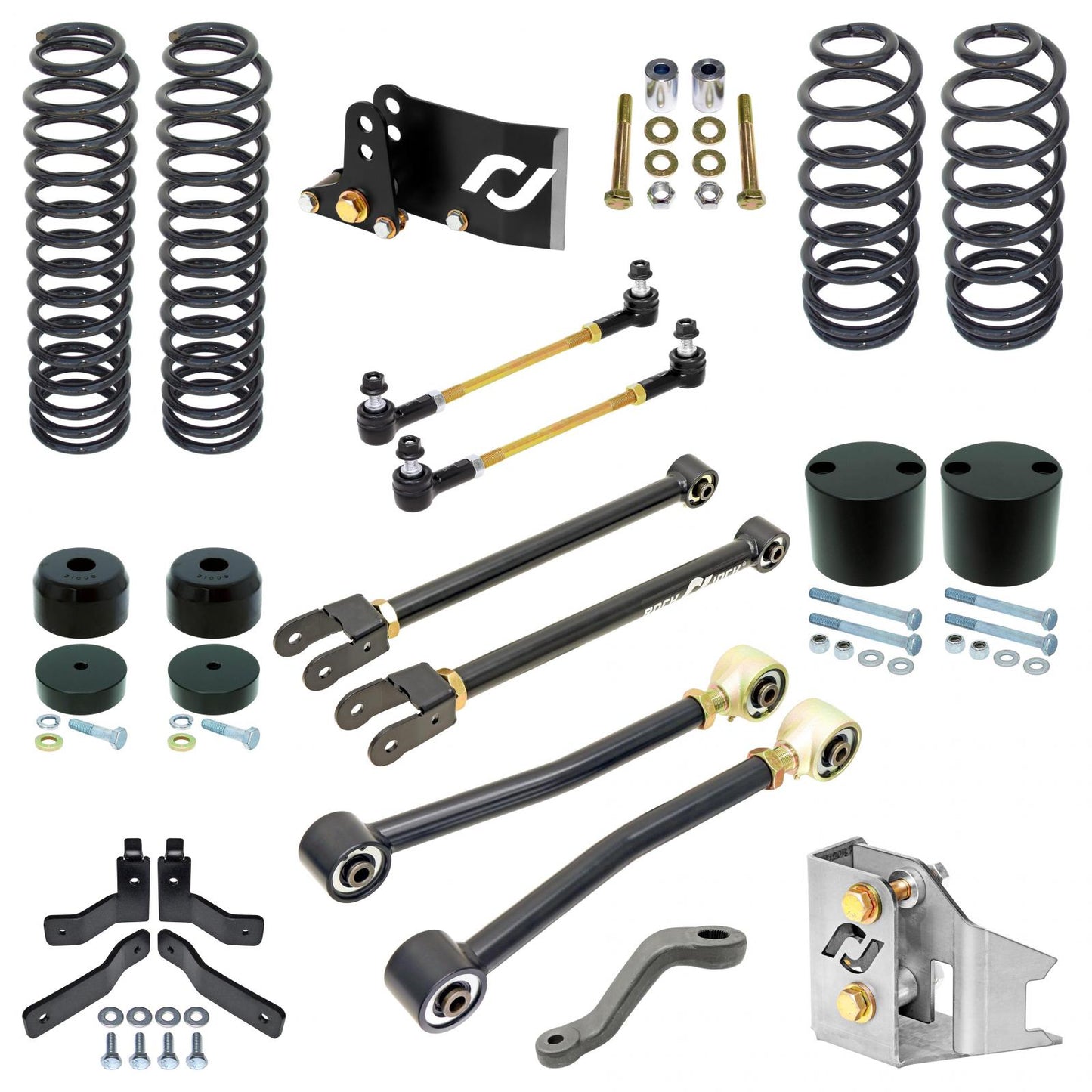 Sport Edition Johnny Joint Suspension System for JK Wrangler Unlimited (4-door) 4 Inch lift RockJock 4x4