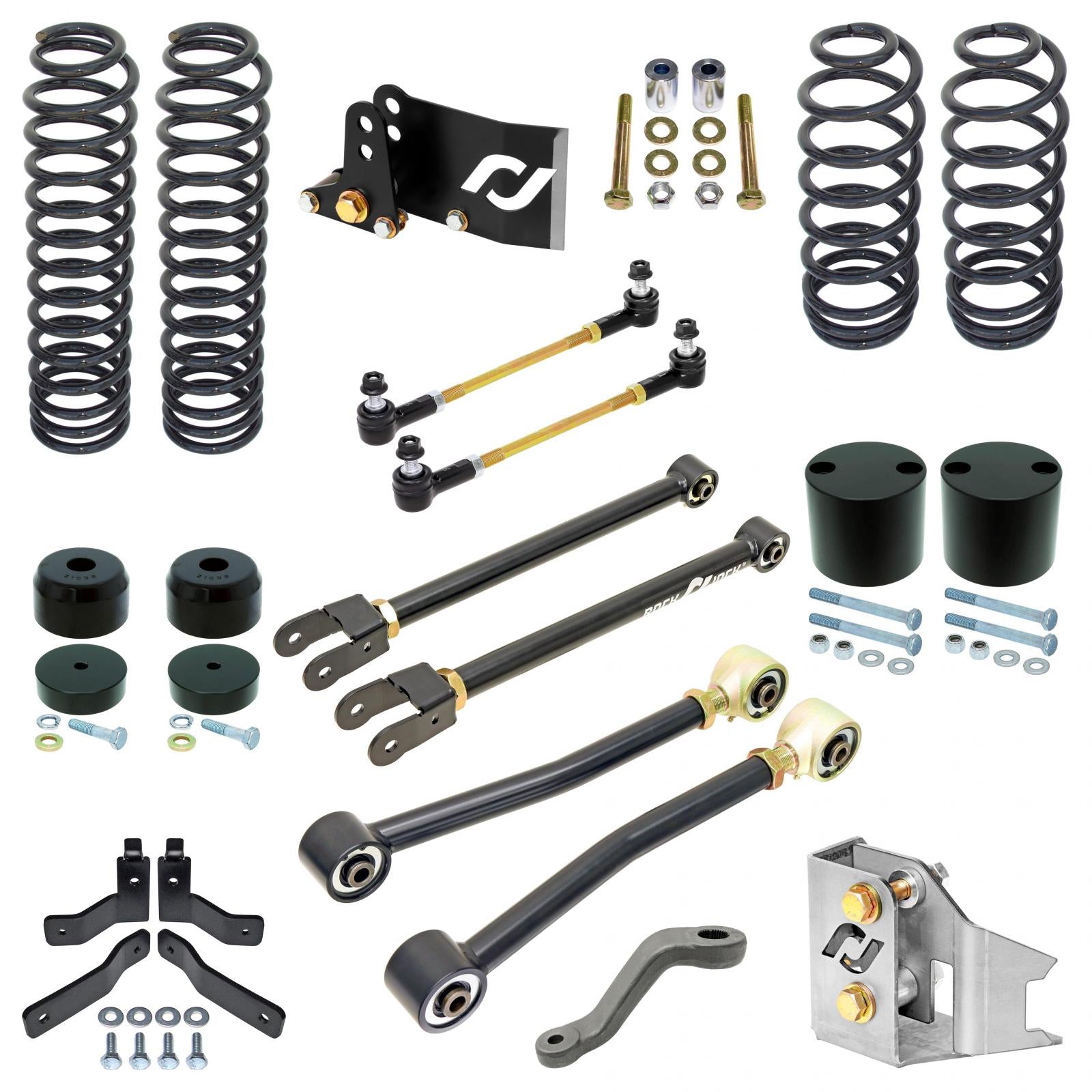 Sport Edition Johnny Joint Suspension System for JK Wrangler Unlimited (4-door) 4 Inch lift RockJock 4x4