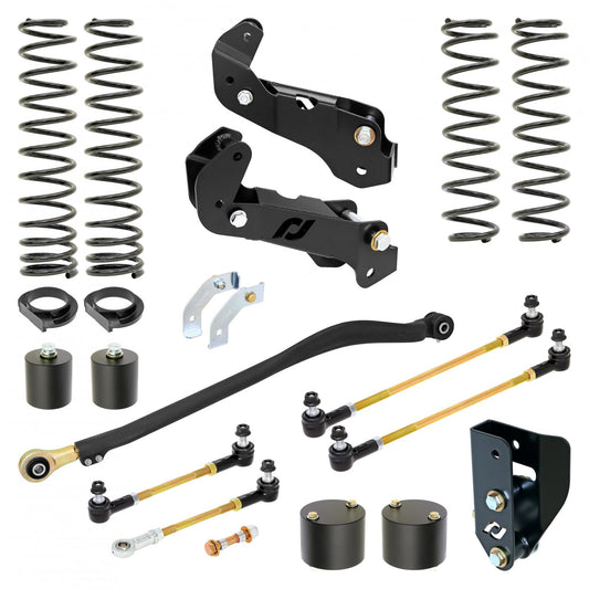 Driver Lift Kit for JL Wrangler w/ Gas V-6 3.5 Inch lift RockJock 4x4