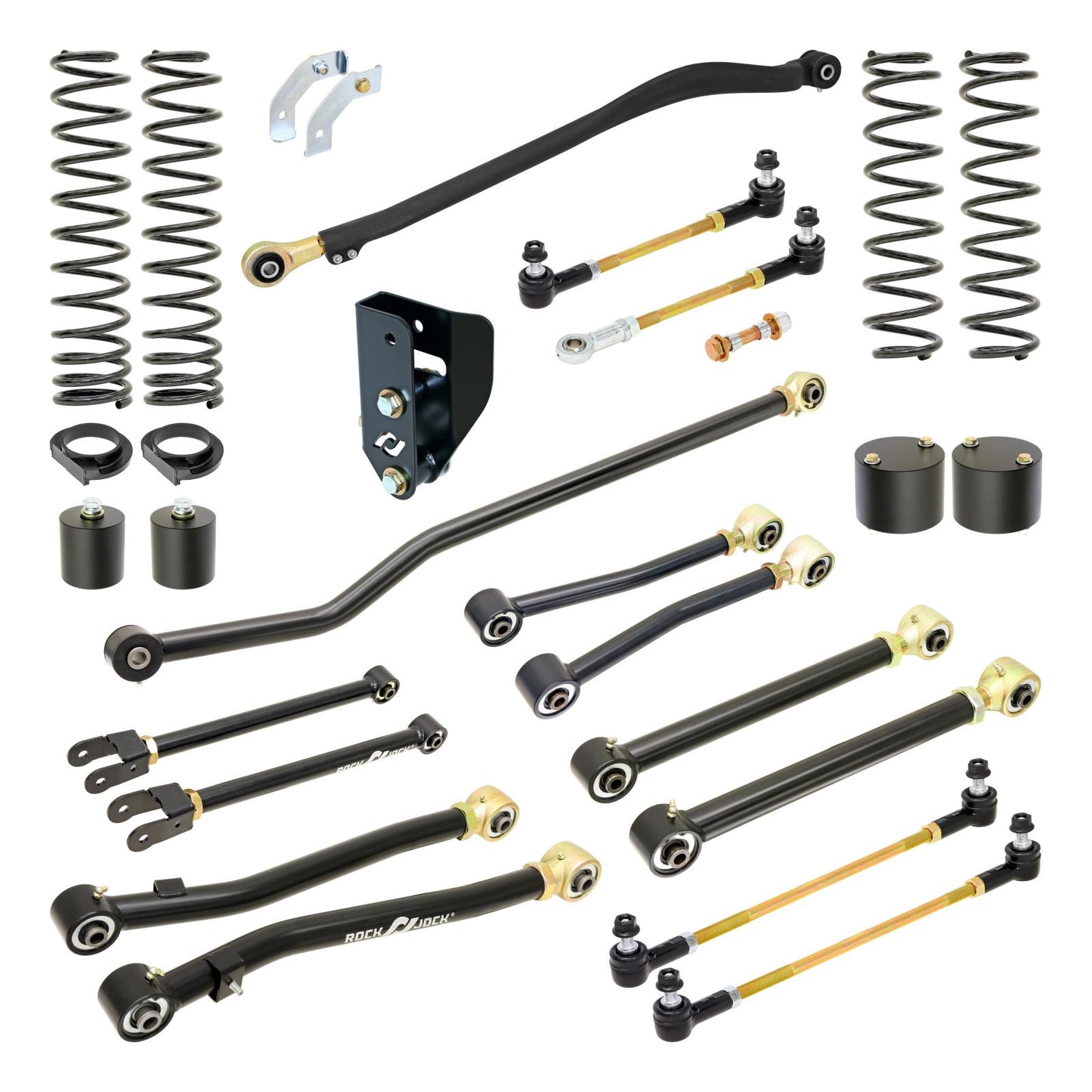 Pro Edition Johnny Joint Suspension System for JL Wrangler w/ Gas V-6 3.5 Inch lift RockJock 4x4