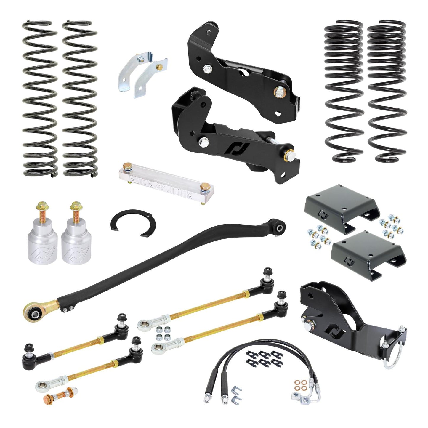 Driver Lift Kit for JT Gladiator w/ Diesel engine 3.5 Inch lift RockJock 4x4