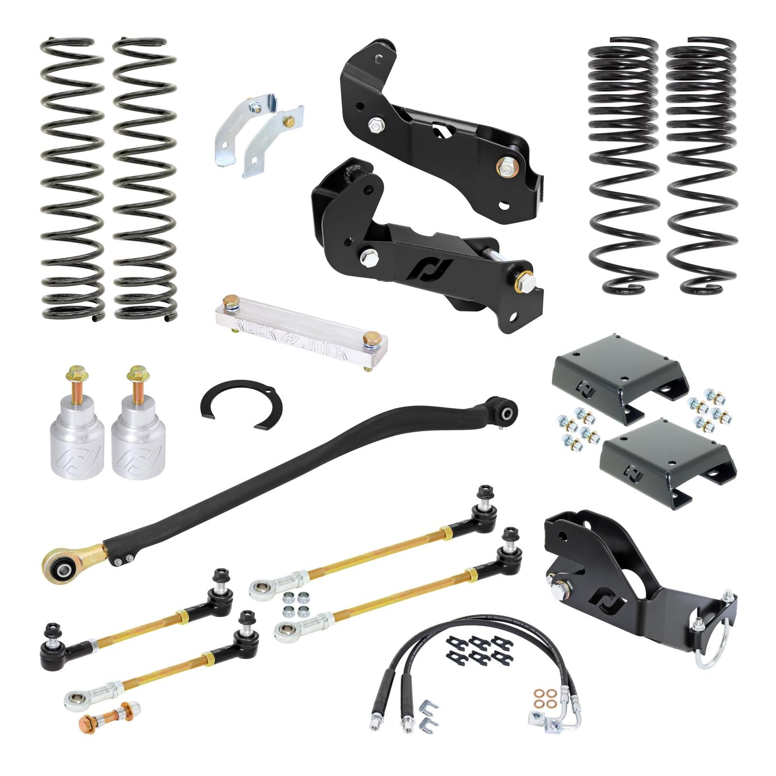 Driver Lift Kit for JT Gladiator w/ Diesel engine 3.5 Inch lift RockJock 4x4