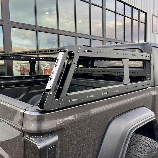 Overland Truck Bed Rack Deluxe Kit Rock Slide Engineering-1