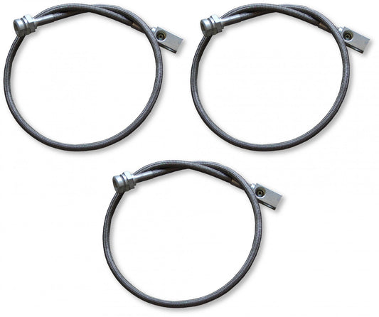 TJ Long Travel Stainless Steel Brake Line Kit RK00054 Rock Krawler