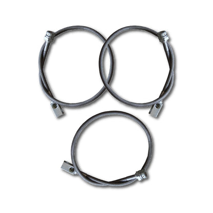 04-06 Wrangler Unlimited LJ Stainless Steel Long Travel Brake Line Kit Rock Krawler