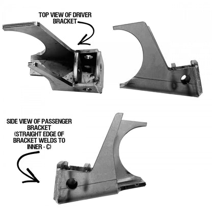 Ultimate Dana 60 Specific Front Lower Coilover Mounts Rock Krawler-1