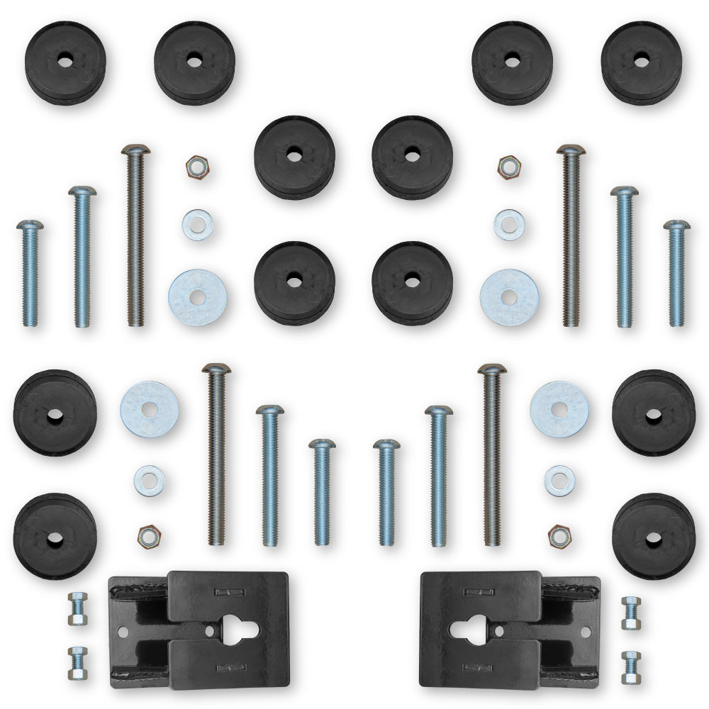Bump Stop Front and Rear 2.0 Inch-4.5 Inch Kit For Jeep Wrangler JL/JLU/JK/JKU Rock Krawler