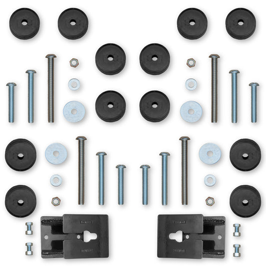 Bump Stop Front and Rear 2.0 Inch-4.5 Inch Kit For Jeep Wrangler JL/JLU/JK/JKU Rock Krawler