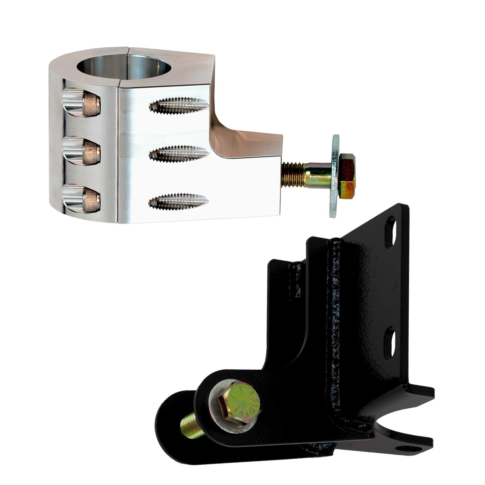 Hyde-A-Lizer Aluminum Billet Clamp & Mounting Bracket Kit 18-Present Wrangler JL 2/4-Door 19-Present Gladiator JT Rock Krawler