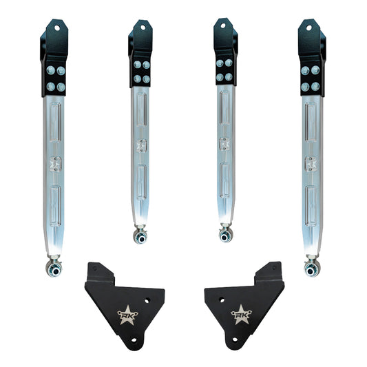 Pro Elite Billet Aluminum 4 Link Upgrade Package Valid for 3.5-8.0 Inch of Lift For Ram 2500 HD 2014-Up & Ram 3500 HD 2013-Up 4x4 Rock Krawler