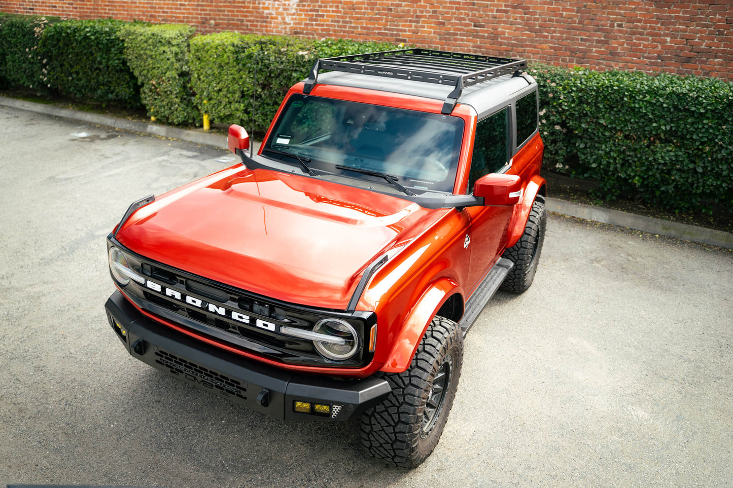 2021 2024 Ford Bronco 2 Door Hard Top Roof Rack DV8 Offroad-14