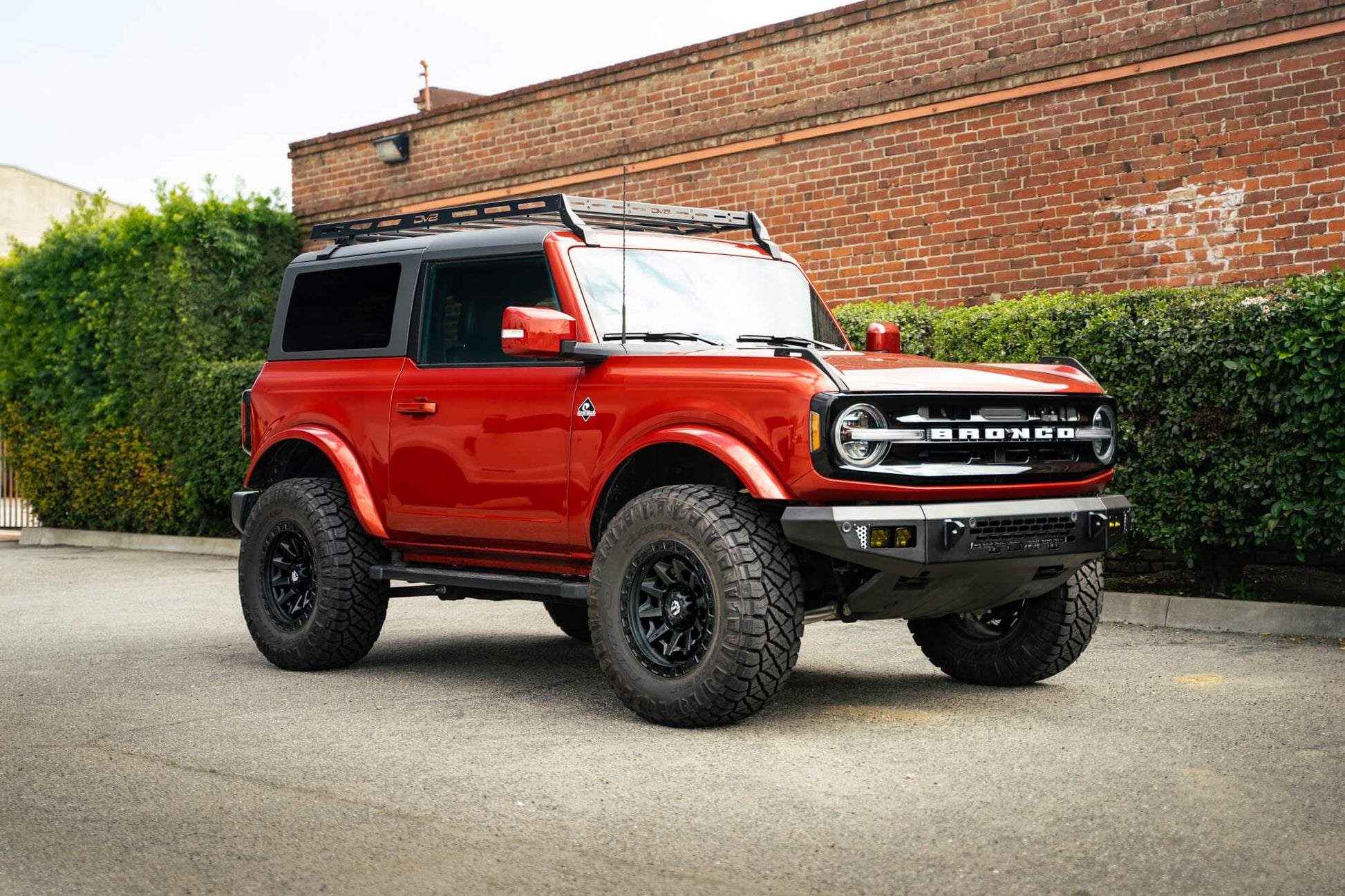 2021 2024 Ford Bronco 2 Door Hard Top Roof Rack DV8 Offroad-5