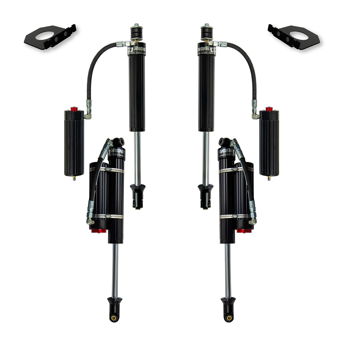 4.0 Inch Lift 2.625 Inch Remote Reservoir W/ Fast CD Adjuster Package 2005-2016 F-250/F-350/F-450 Diesel Only Comp Stage 1 RRD00112FCD Comp Stage 1 Rock Krawler