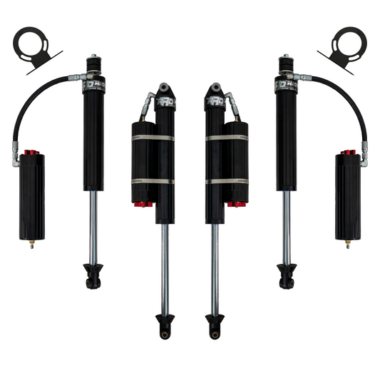 2.625 Inch RRD Remote Reservoir W/ Fast CD Adjuster Shock Package 3.5 Inch-4.5 Inch of Lift For RAM 3500 HD 4x4, 2013-Pres Rock Krawler