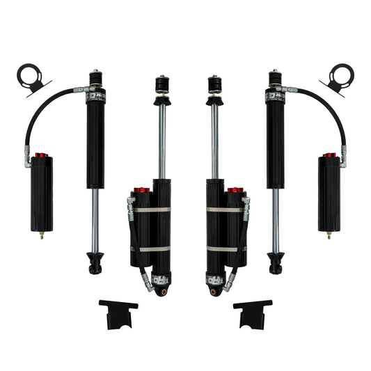 2.625 Inch RRD Remote Reservoir W/ Fast CD Adjuster Shock Package 3.5 Inch-4.5 Inch of Lift For RAM 2500 HD 4x4, 2014-Pres Rock Krawler