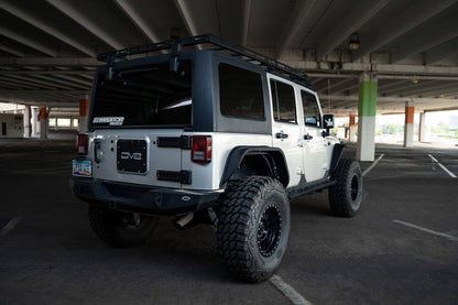 2007 2018 Jeep Wrangler JKU 4 Door Full Length Roof Rack DV8 Offroad-5