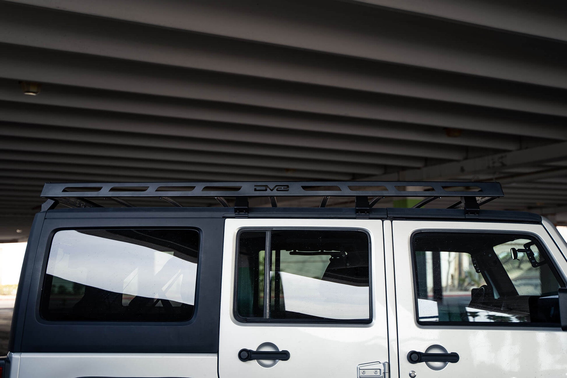 2007 2018 Jeep Wrangler JKU 4 Door Full Length Roof Rack DV8 Offroad-7