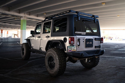 2007 2018 Jeep Wrangler JKU 4 Door Short Roof Rack DV8 Offroad-2