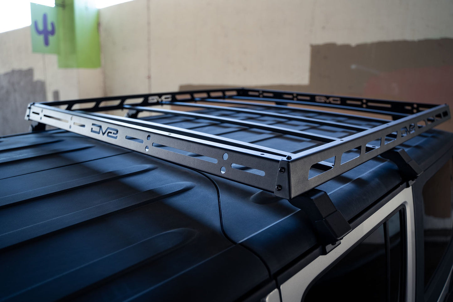 2007 2018 Jeep Wrangler JKU 4 Door Short Roof Rack DV8 Offroad-9