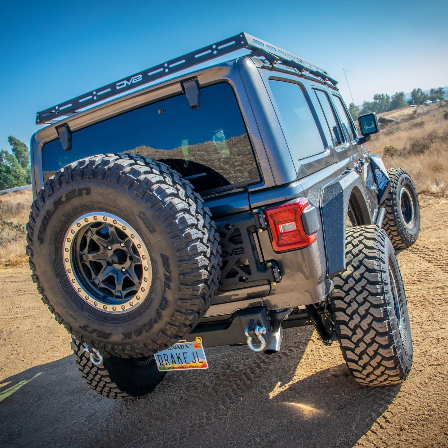 2018 2025 Jeep Wrangler 4 Door Roof Rack DV8 Offroad-9