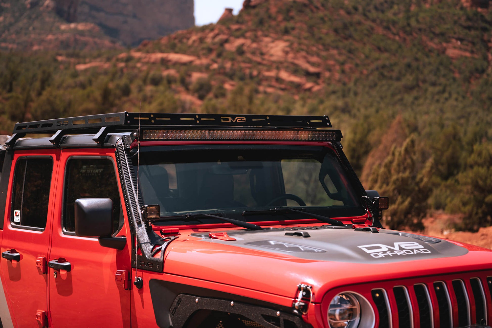 2018 2025 Jeep Gladiator JT Wrangler JL 2 Doors Roof Rack DV8 Offroad-13