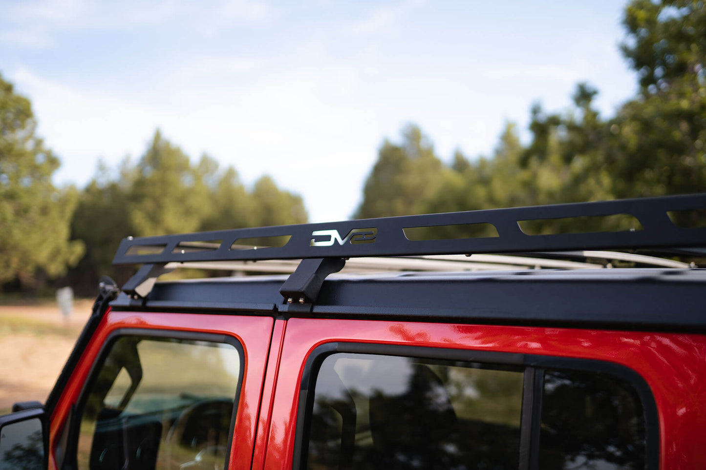2018 2025 Jeep Gladiator JT Wrangler JL 2 Doors Roof Rack DV8 Offroad-8