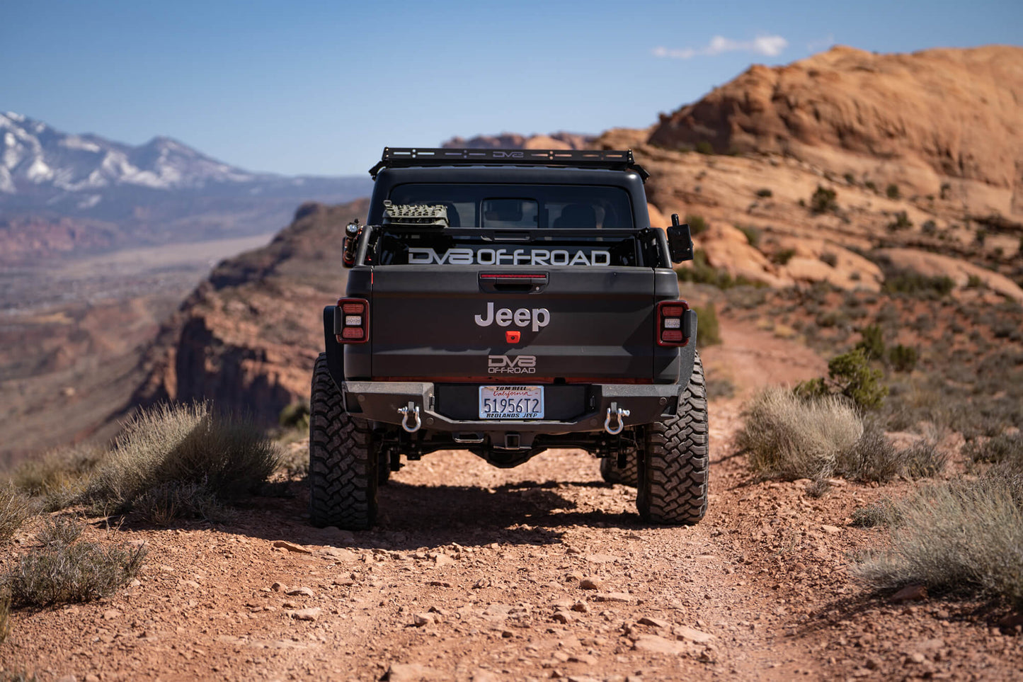 2018 2025 Jeep Gladiator JT Wrangler JL 2 Doors Roof Rack DV8 Offroad-10