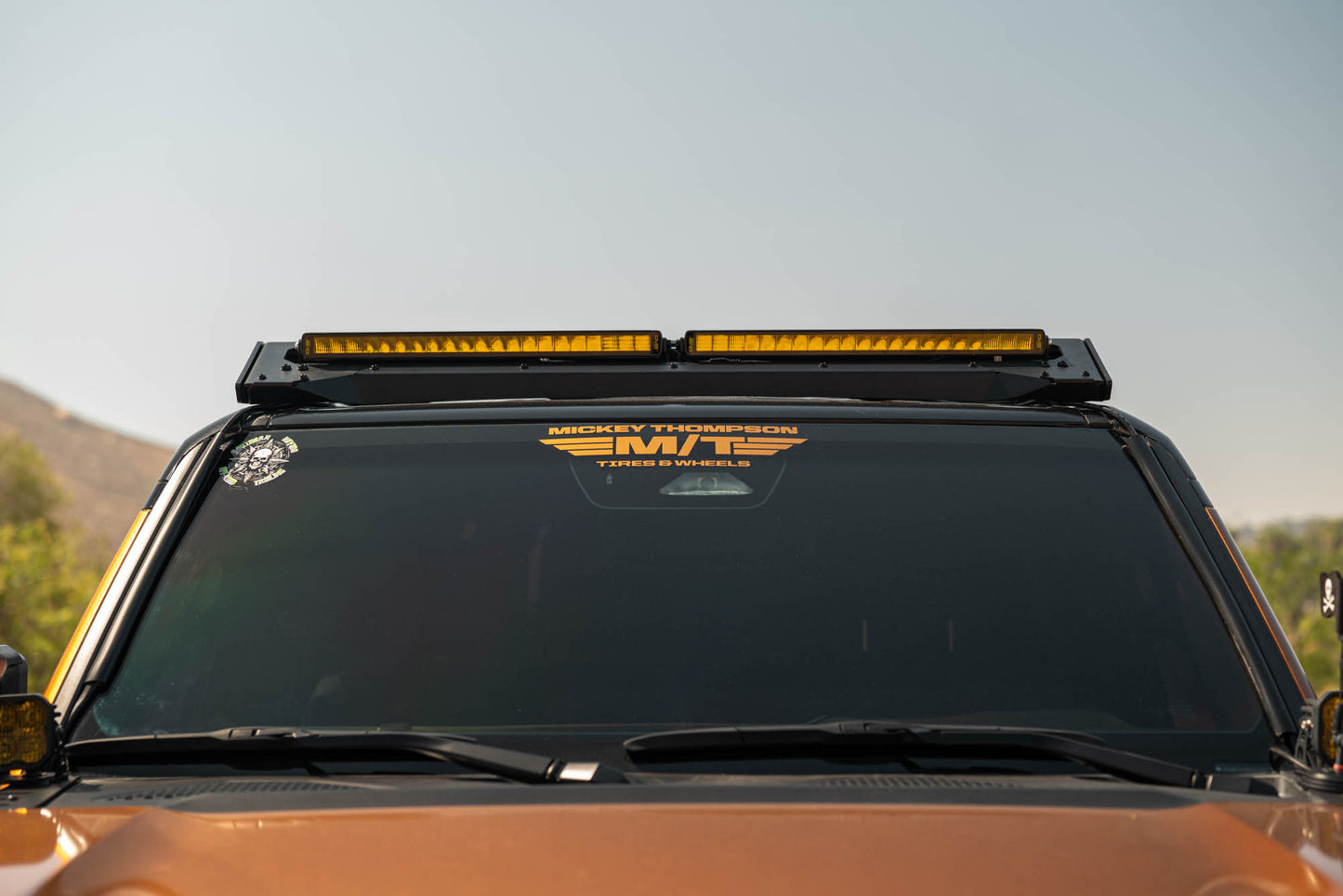 2024 2025 Toyota Land Cruiser & Lexus GX 550 Roof Rack Light Mount DV8 Offroad-9