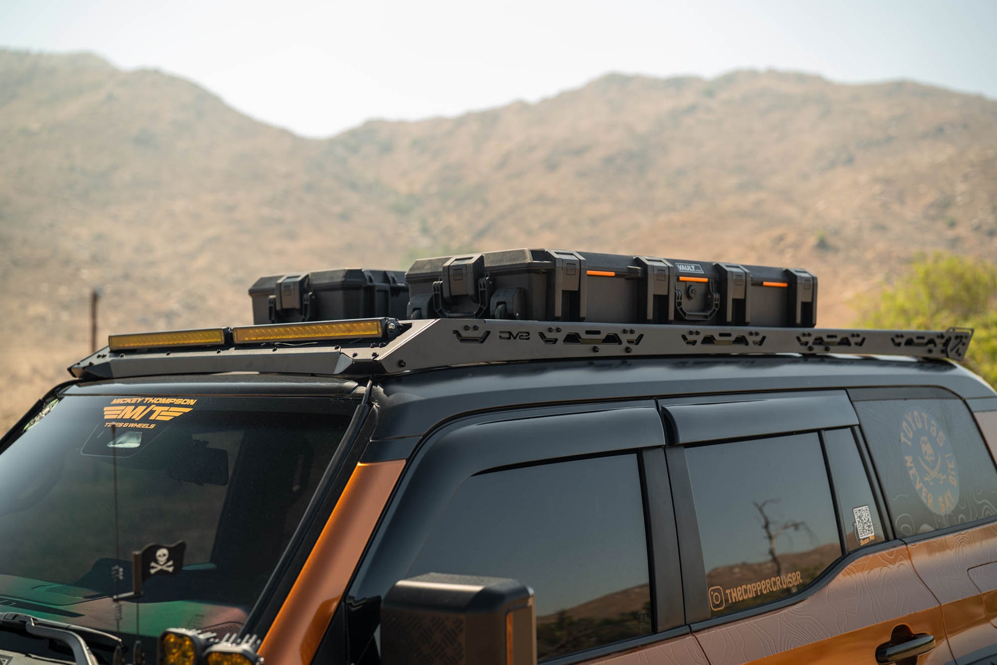 2024 2025 Toyota Land Cruiser & Lexus GX 550 Roof Rack DV8 Offroad-11
