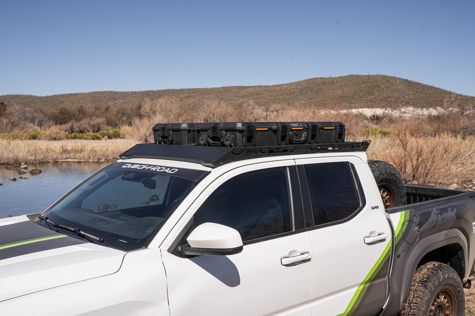 2024 2025 Toyota Tacoma Double Cab Roof Rack DV8 Offroad-23