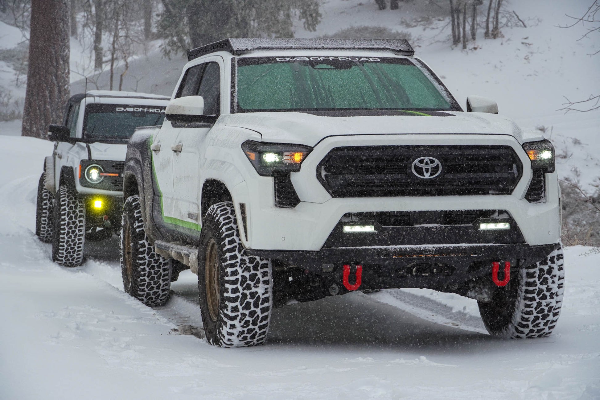 2024 2025 Toyota Tacoma Double Cab Roof Rack DV8 Offroad-8
