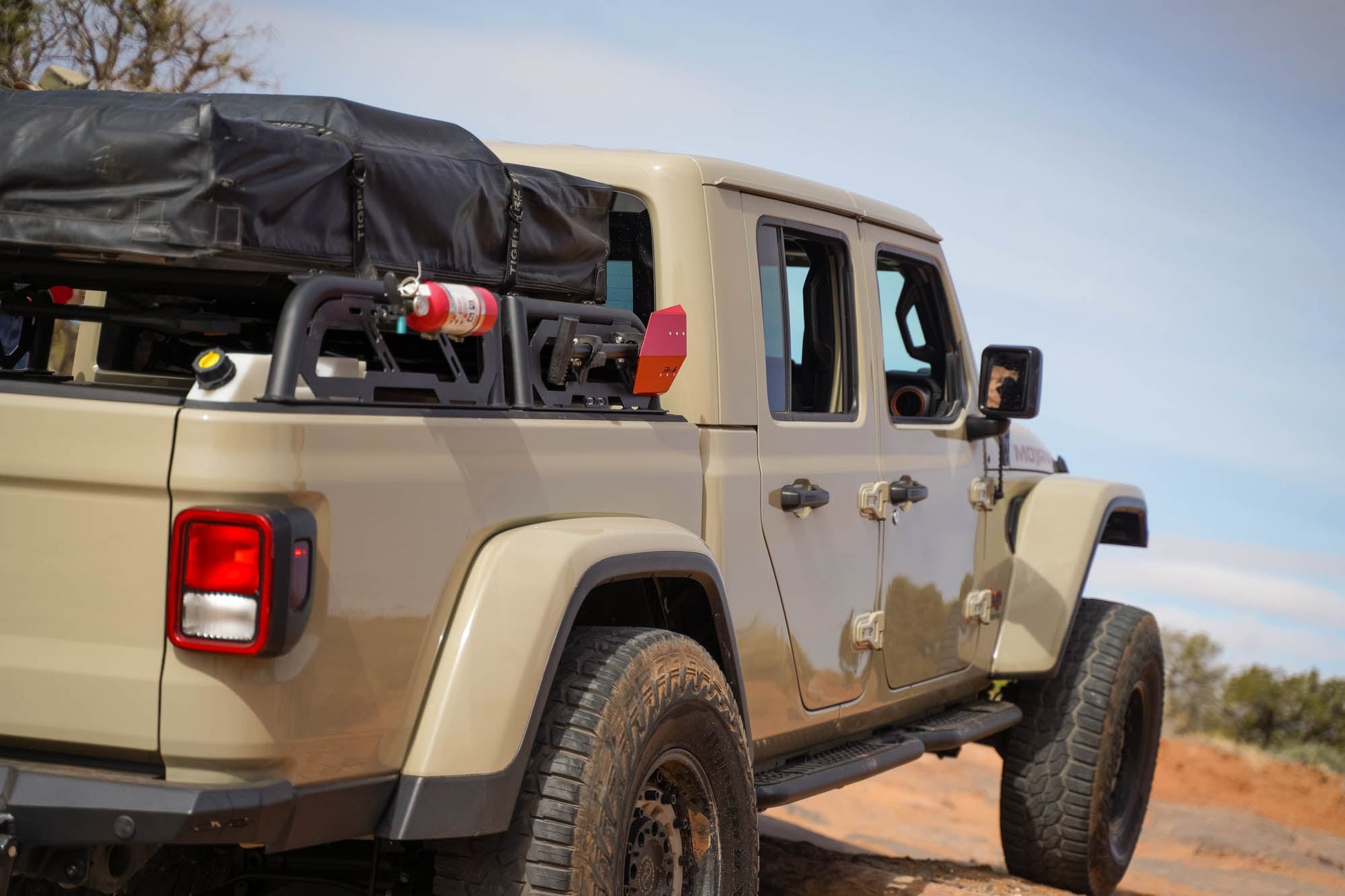 Bed Rack MTO Series Mid Size Truck (Gladiator, Ranger, Tacoma, Frontier, Colorado, Canyon) DV8 Offroad-15