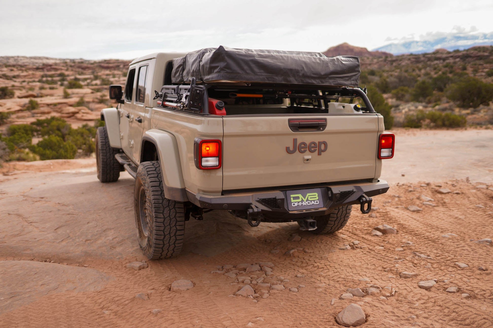Bed Rack MTO Series Mid Size Truck (Gladiator, Ranger, Tacoma, Frontier, Colorado, Canyon) DV8 Offroad-16