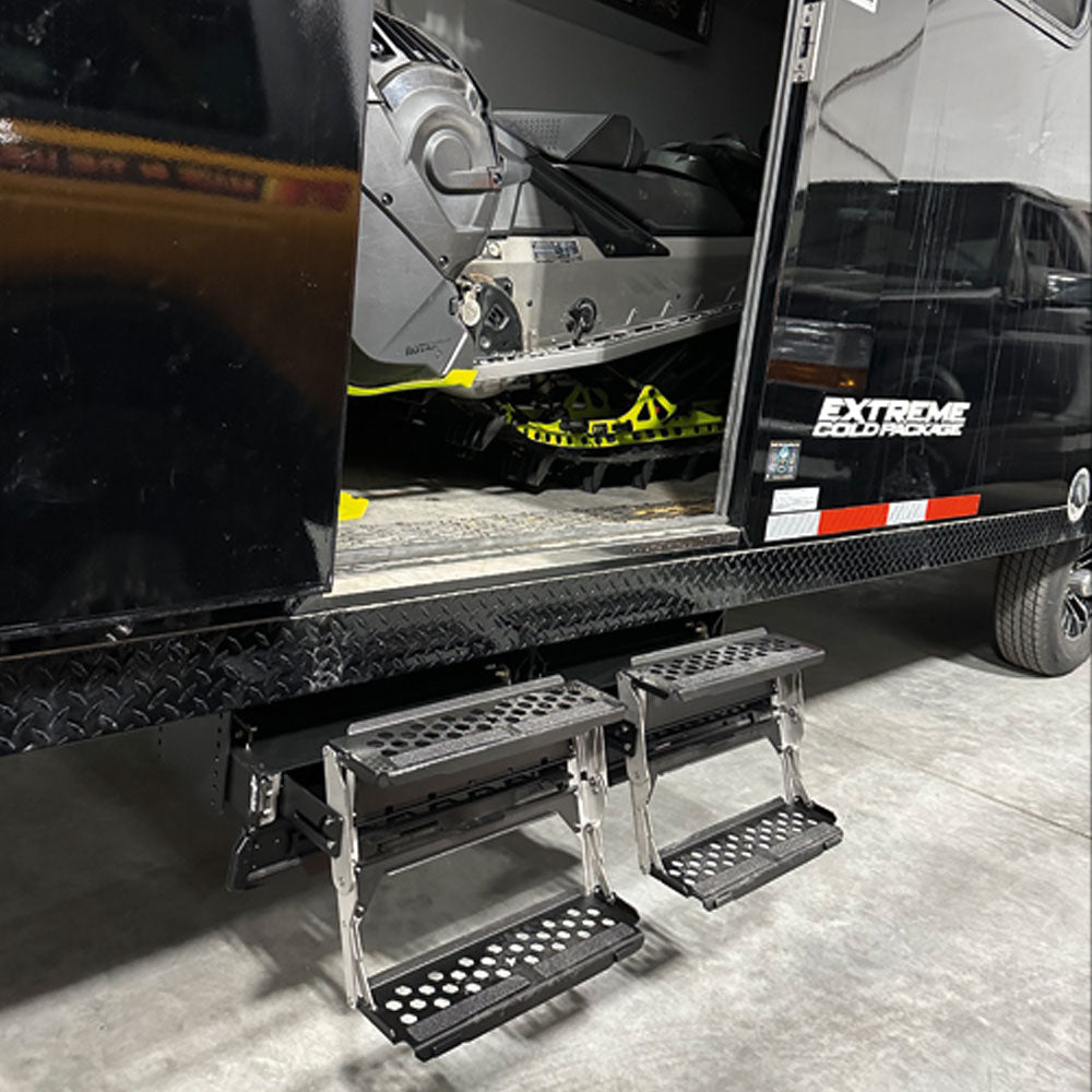 R-STEP 9 Inch Wide Step with Universal Brackets To Mount On Flat Surface Rock Slide Engineering-3