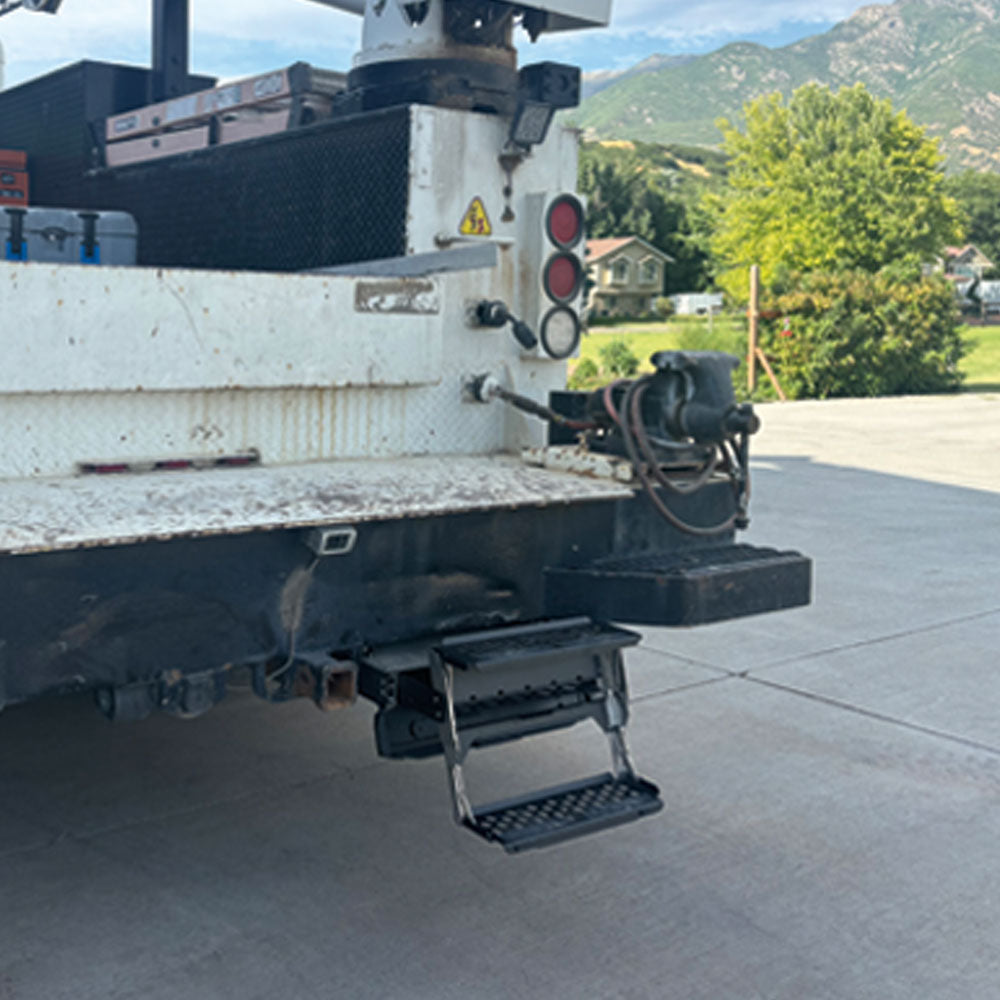 R-STEP 9 Inch Wide Step with Universal Brackets To Mount On Flat Surface Rock Slide Engineering-6