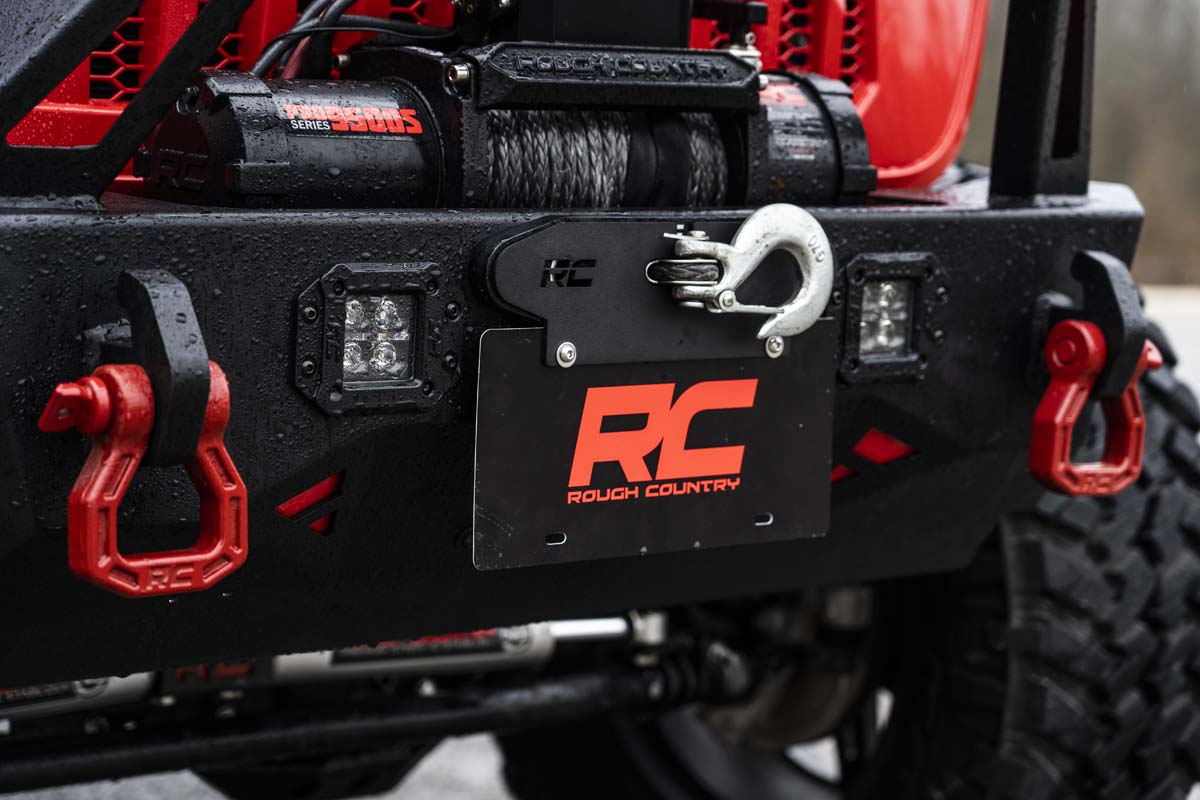License Plate Mnt Hawse Quick Release Rough Country-1