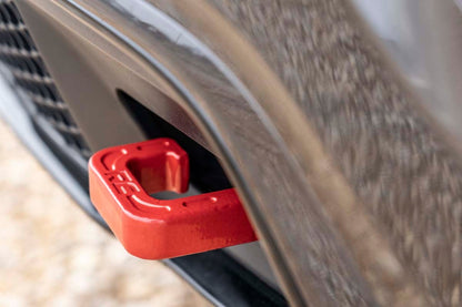Tow Hooks Forged Red Jeep Grand Cherokee 2WD/4WD (2015-2022) Rough Country-5