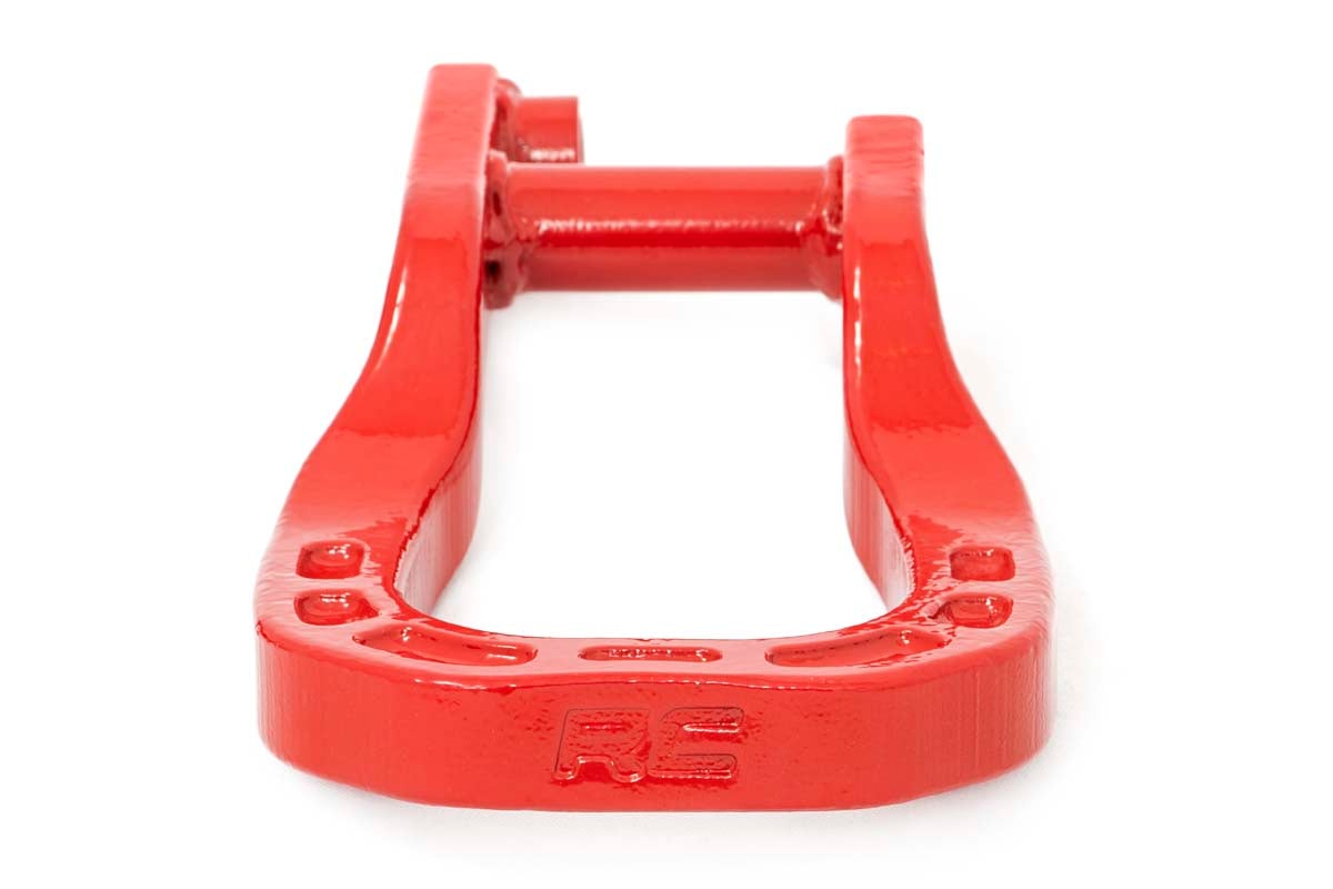Tow Hooks Forged Red Chevy Silverado 1500 2WD/4WD (2014-2018 & Classic) Rough Country-4